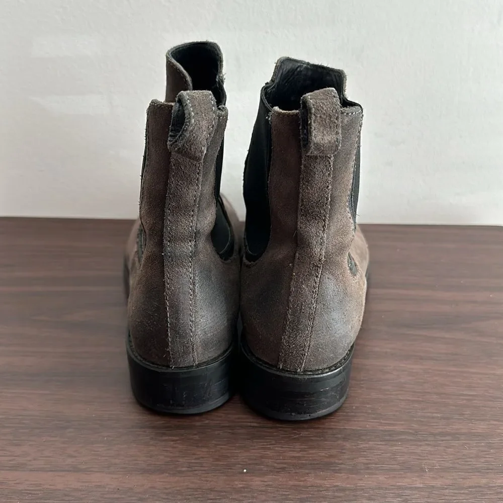 Thursday Boot Company Everyday Brown Nubuck Leather Chukka Boots Sz 6.5